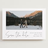 "Scripted Style" - Save the Dates in Cloud by Katherine Moynagh - Front