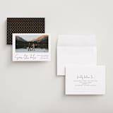 "Scripted Style" - Save the Dates in Cloud by Katherine Moynagh - Assembled