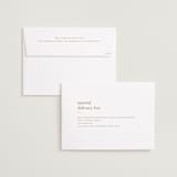 "Memories will be made" - Save the Dates in Champagne by Blustery August - FREE Recipient Addressing