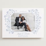 "Framed Florals" - Save the Dates in Sky by Robert and Stella - Front