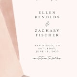 "Sand Shapes" - Save the Dates in Desert by Inkblot Design - Detail