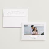 "Border" - Save the Dates in Shadow by Kasia Labocki - Save the Date with Envelope