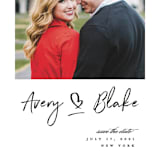 "Love ly" - Save the Dates in Ivory by Creo Study - Detail