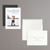 "Happy Modern" - Save the Dates in Charcoal by Carolyn MacLaren - Assembled