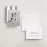 "Faded" - Save the Dates in Powder by Megan Davis - Assembled