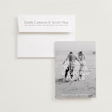 "Faded" - Save the Dates in Powder by Megan Davis - Save the Date with Envelope