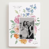"Floral Pop" - Save the Dates in Vibrance press by Itsy Belle Studio - Front