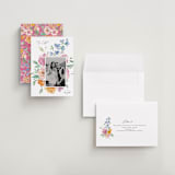 "Floral Pop" - Save the Dates in Vibrance press by Itsy Belle Studio - Assembled