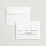 "Elegant Initials" - Save the Dates in Newspaper by Lea Delaveris - FREE Recipient Addressing