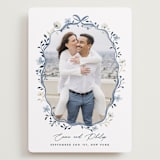 "Parisian ribbon" - Save the Dates in French Blue by Sarah Knight - Front