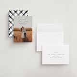 "Simple Names" - Save the Dates in Onyx by Emily Betts - Assembled
