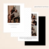 "Forever And" - Save the Dates in Black Tie by Kim Dietrich Elam - Back of Card Options