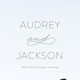 "Forever And" - Save the Dates in Black Tie by Kim Dietrich Elam - Detail