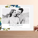 "Our Something Blue" - Save the Dates in Ocean by AK Graphics - Front