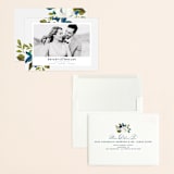 "Our Something Blue" - Save the Dates in Ocean by AK Graphics - Assembled