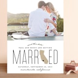 "Married in California" - Save the Dates in Golden by Erica Krystek - Front