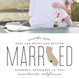 "Married in California" - Save the Dates in Golden by Erica Krystek - Detail