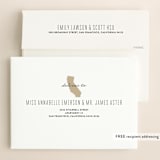 "Married in California" - Save the Dates in Golden by Erica Krystek - FREE Recipient Addressing