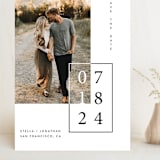 "Folio" - Save the Dates in Noir by lulu and isabelle - Front