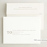 "Folio" - Save the Dates in Noir by lulu and isabelle - FREE Recipient Addressing