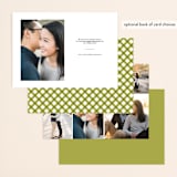 "Simply in Love" - Save the Dates in Pineapple by Annie Clark - Back of Card Options