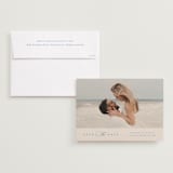 "Aristocratic" - Save the Dates in Wave by Creo Study - Save the Date with Envelope