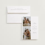 "Classic" - Save the Dates in Snow by Joanna Griffin - Save the Date with Envelope