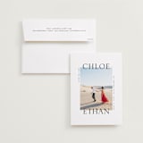 "Split" - Save the Dates in Cloud by Erin Deegan - Save the Date with Envelope