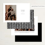 "Forever Begins" - Save the Dates in Chalk by Pink House Press - Back of Card Options