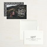 "Forever Begins" - Save the Dates in Chalk by Pink House Press - Assembled