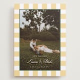 "Curved Frame" - Save the Dates in Citrine by Emily Betts - Front
