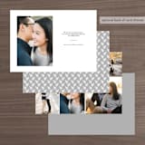 "Save the date" - Save the Dates in Fog by Remioni - Back of Card Options