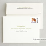"float + celebrate" - Save the Dates in Celery by Float Paperie - FREE Recipient Addressing