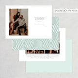 "About To Go Down" - Save the Dates in Mint by Stephanie Given - Back of Card Options