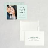 "About To Go Down" - Save the Dates in Mint by Stephanie Given - Assembled