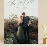 "Sweetest Day" - Save the Dates in Coal by Sandra Picco Design - Front