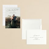 "Sweetest Day" - Save the Dates in Coal by Sandra Picco Design - Assembled