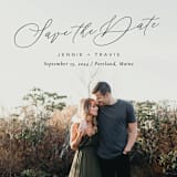"Sweetest Day" - Save the Dates in Coal by Sandra Picco Design - Detail