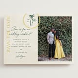 "Coastal Drift" - Save the Dates in Caribbean Citrus by Pixel and Hank - Front