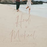 "Melrose" - Save the Dates in Stone by Roxy Cervantes - Detail