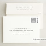 "Timing" - Save the Dates in Ivory by Megan Cash - FREE Recipient Addressing