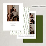 "Simple Sprigs" - Save the Dates in Cloud by Erin Deegan - Back of Card Options