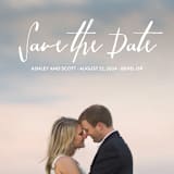 "Everlasting" - Save the Dates in Snow by Chasity Smith - Detail