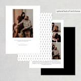 "Getting Married!" - Save the Dates in Tuxedo by Christine Taylor - Back of Card Options