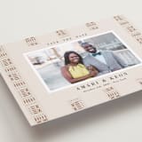 "Amari" - Save the Dates in Ivory by Oma N. Ramkhelawan - Detail
