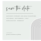 "Deco Do" - Save the Dates in Sky by Shari Margolin - Detail