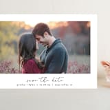 "Pure" - Save the Dates in Noir by Bethan - Front