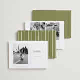 "museo" - Save the Dates in Olive by Ellen Schlegelmilch - Back of Card Options