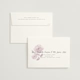 "Watercolor Floral" - Save the Dates in Lilac by Jill Means - FREE Recipient Addressing