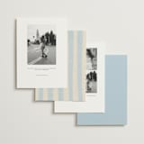 "Aristocratic" - Save the Dates in Wave by Creo Study - Back of Card Options